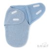 SW122-B: Blue Chenille Cellular Swaddle Wrap